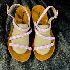 STEVE MADDEN Girl's Jplum
Daisy Rhinestone
Strappy Sandals